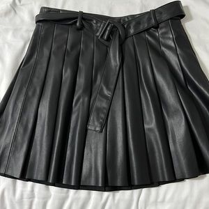 Zara mini leather skirt